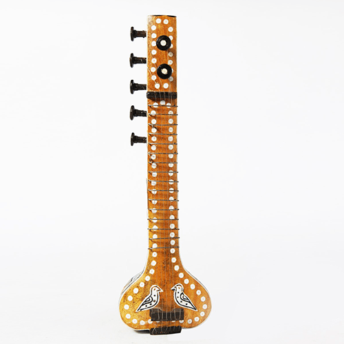 Bird Designed Wooden Bobbili Veena (Sithara)