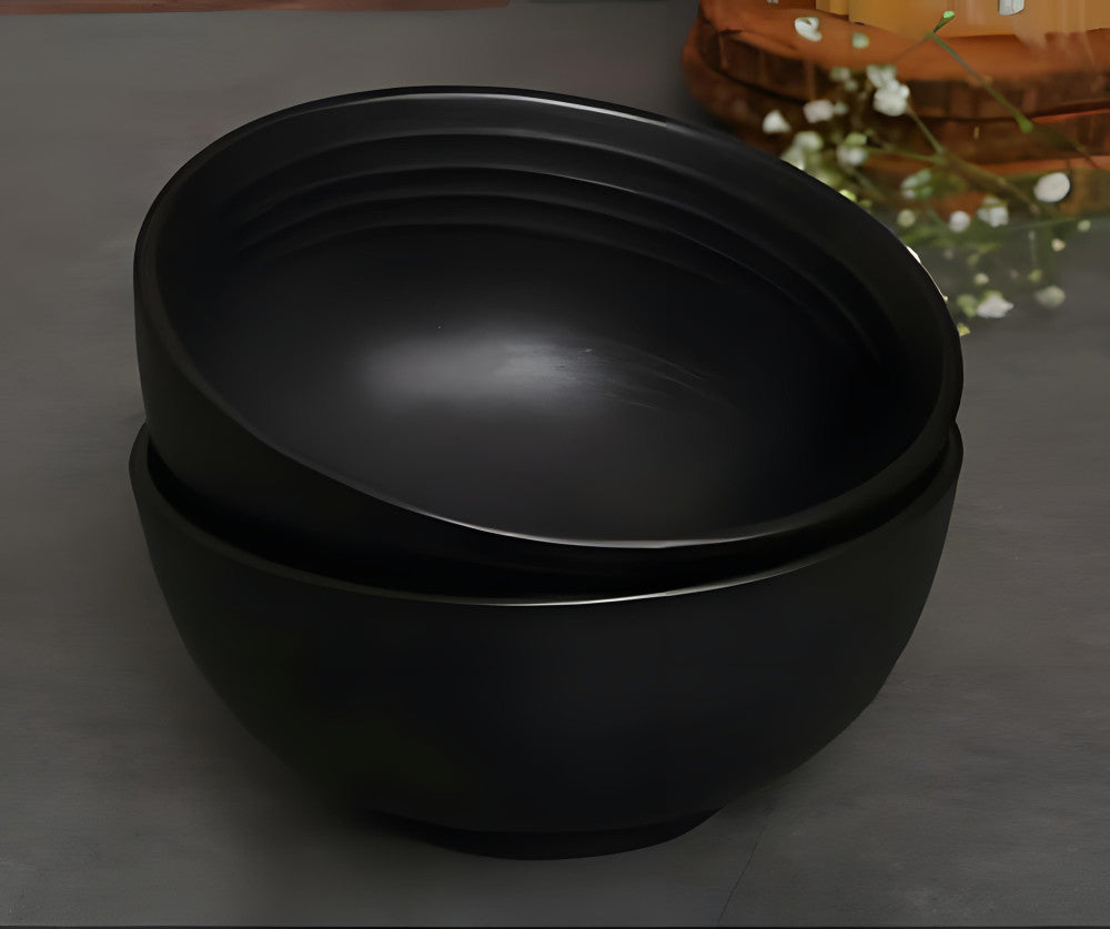 Bowl in Black Matt Finish