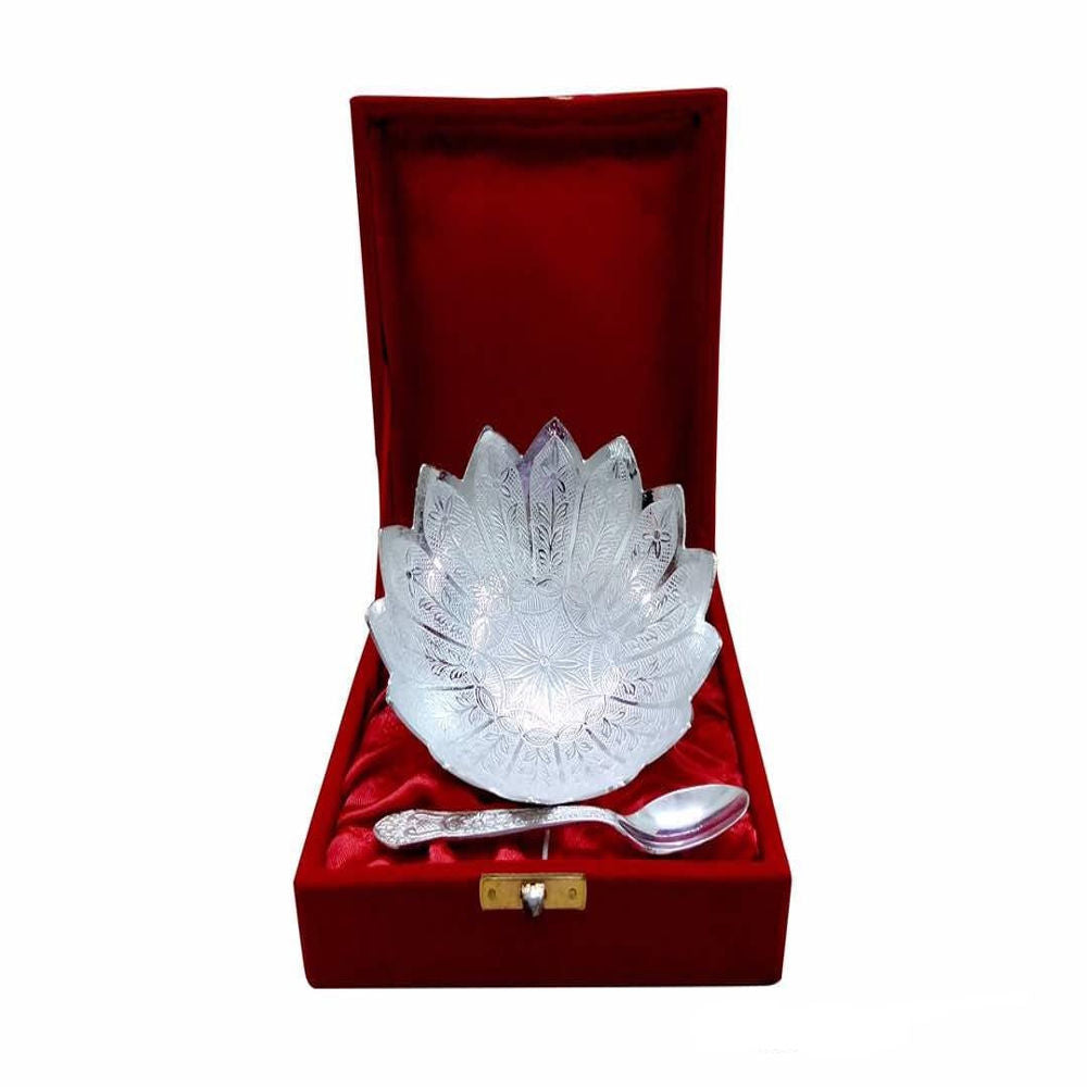 Brass Finish Silver Single Bowl