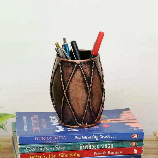 Brown Wrought Miniature Pen Stand