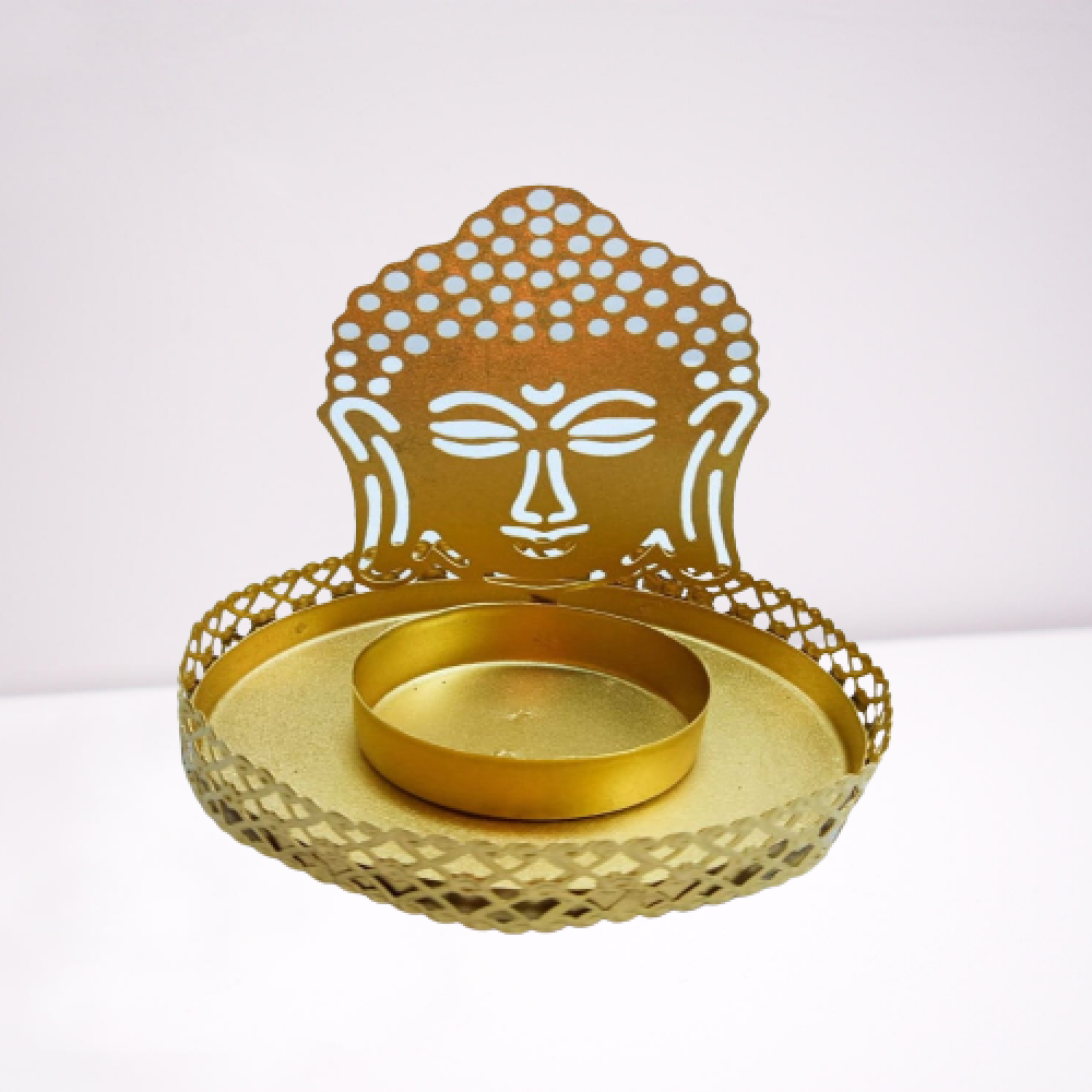 Buddha Iron Shadow Diya