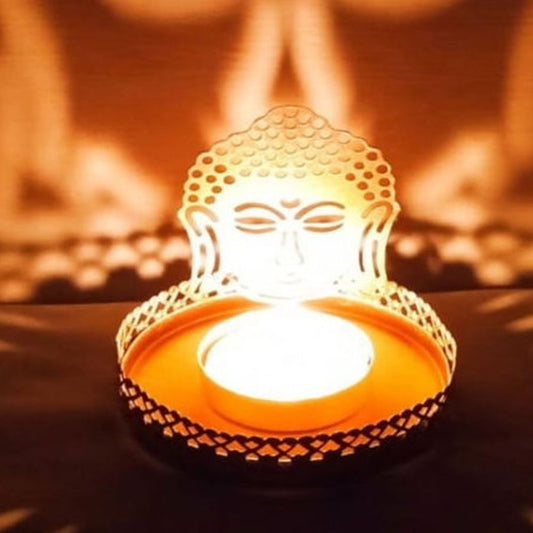 Buddha Iron Shadow Diya