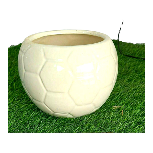 Ceramic Planter in Cream Colour