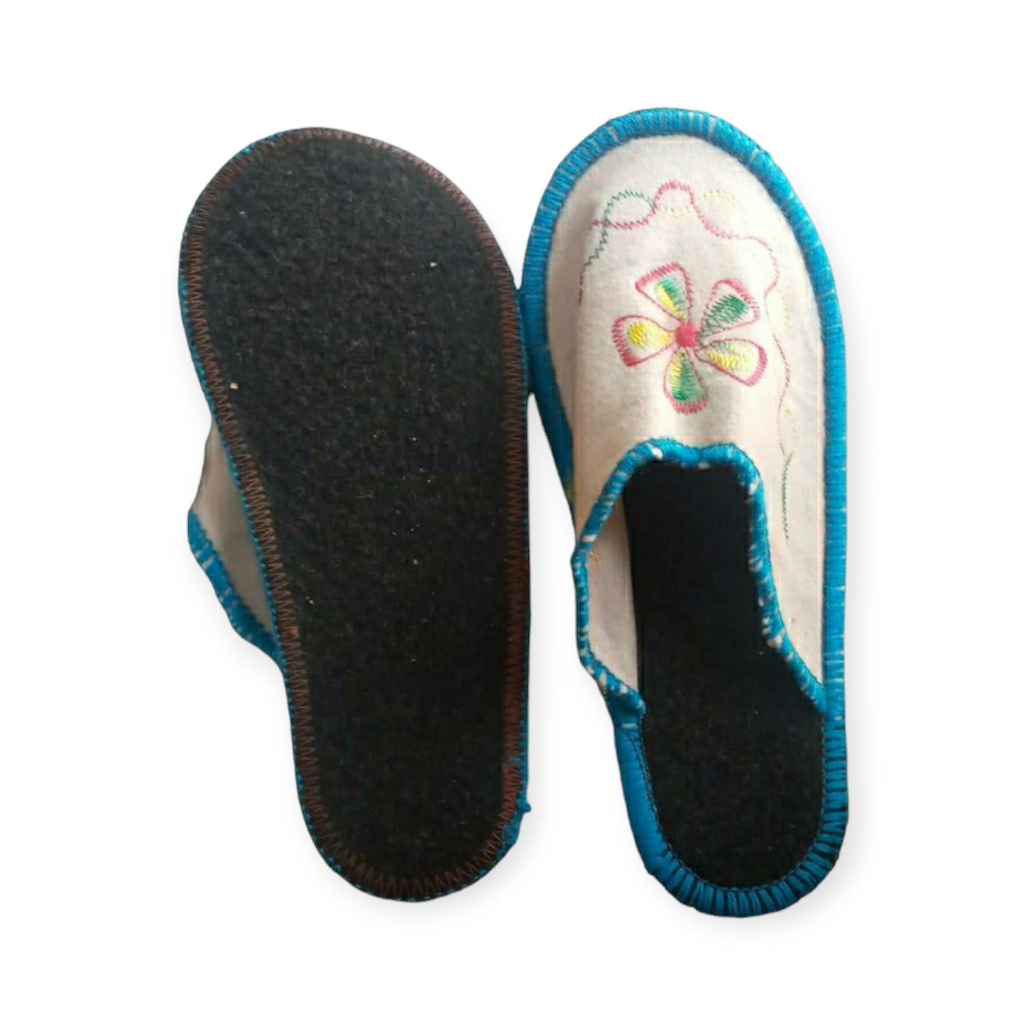 Chamba Chappal in Blue & White Colour