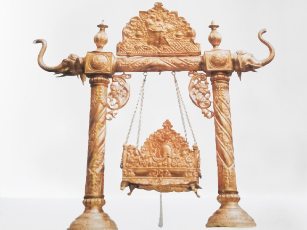 Classic Jhula Banaras Metal Repousse Craft