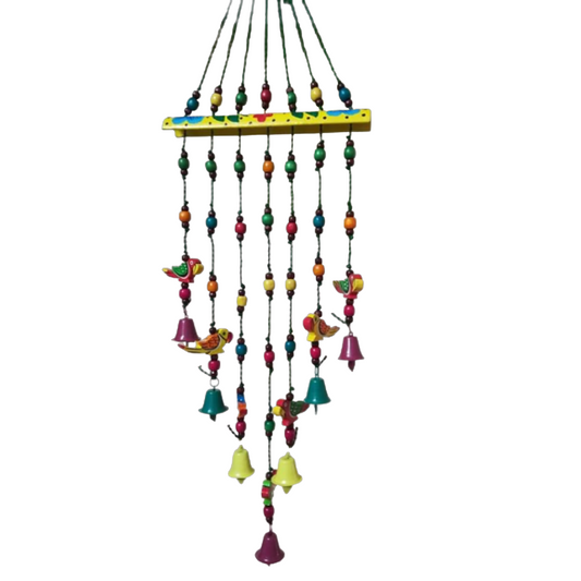 Colourful Hanging Wooden Larry