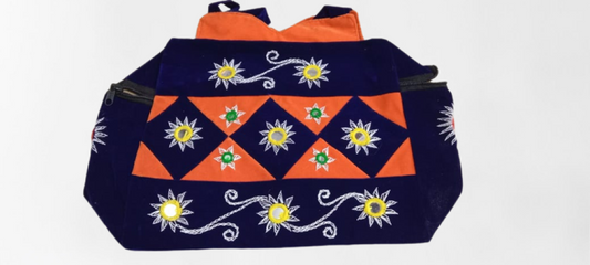 Colourul Blue Vanity Bag Pipli Work