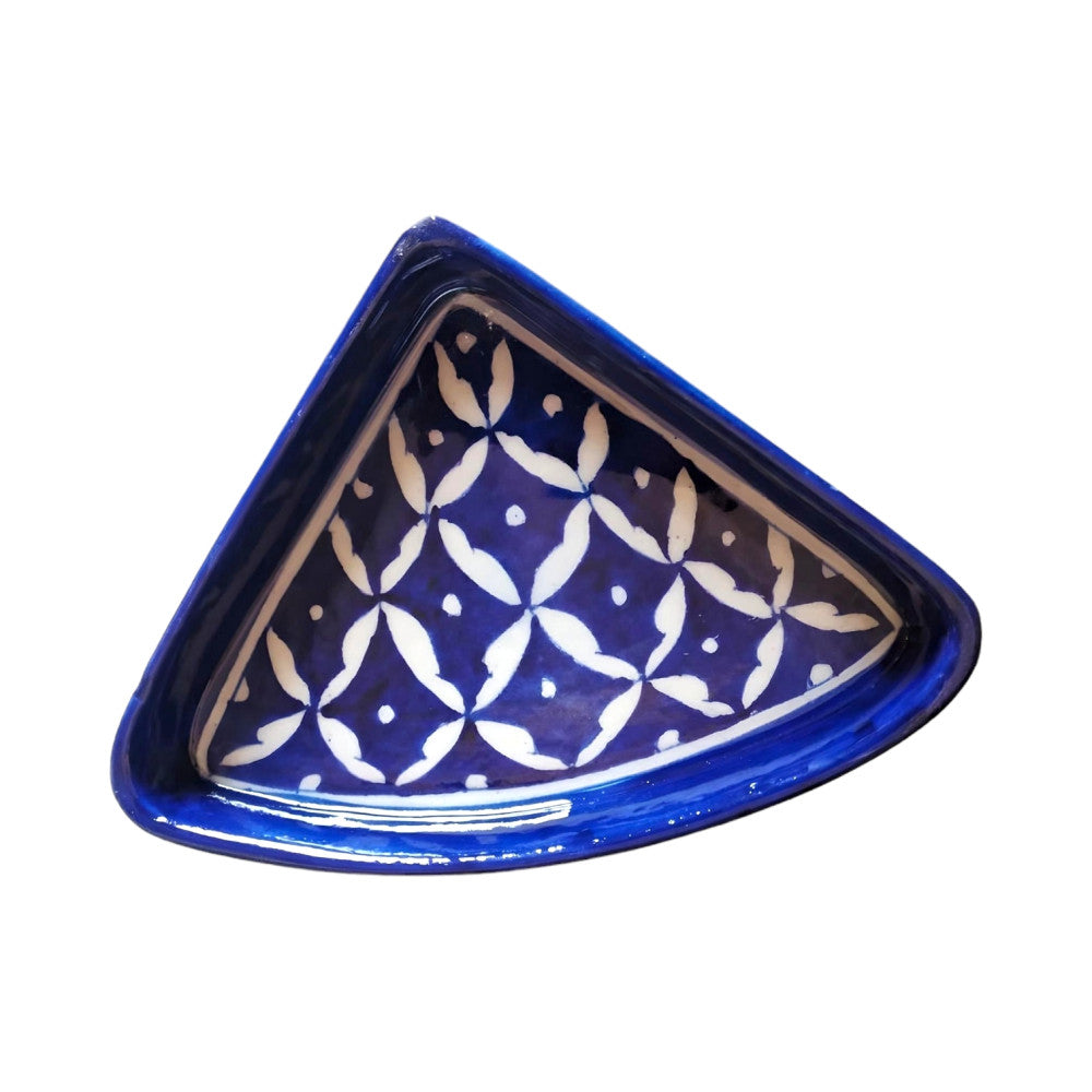 Dark Blue Triangle tray