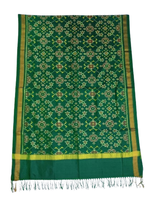 Dark Green Rajkot Patola Dupatta