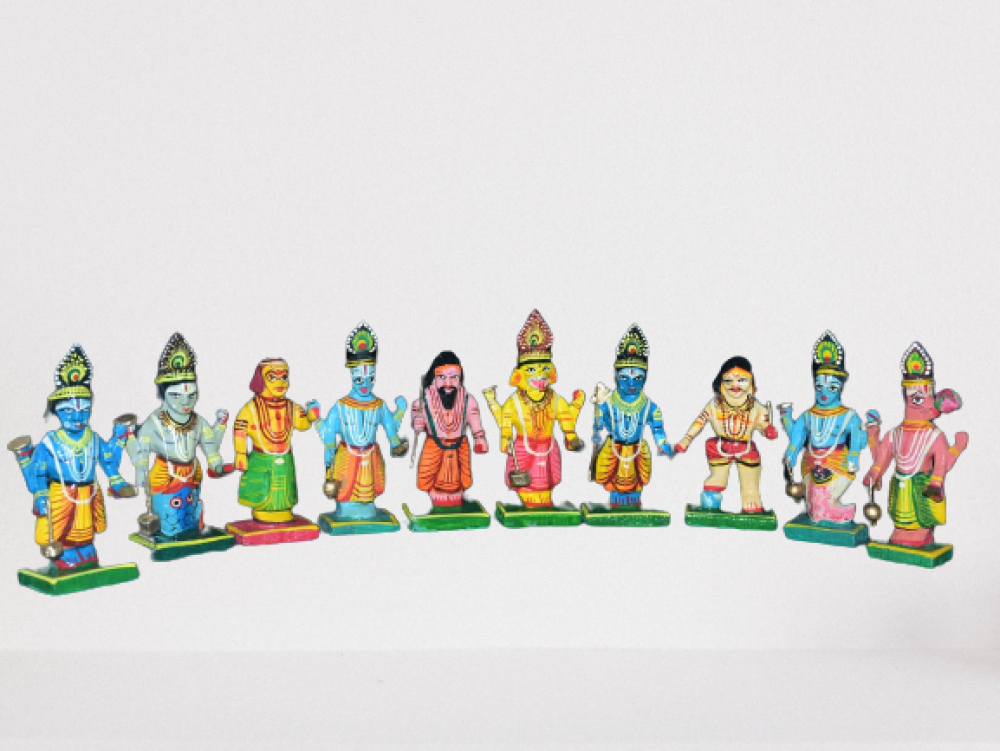 Dashavatar Wooden Set