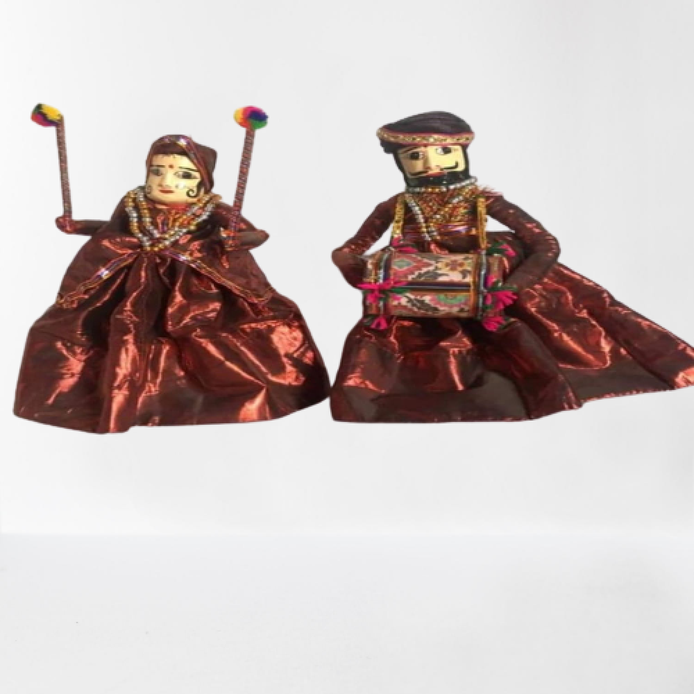 Dashing Brown Kathputhlis Of Rajasthan