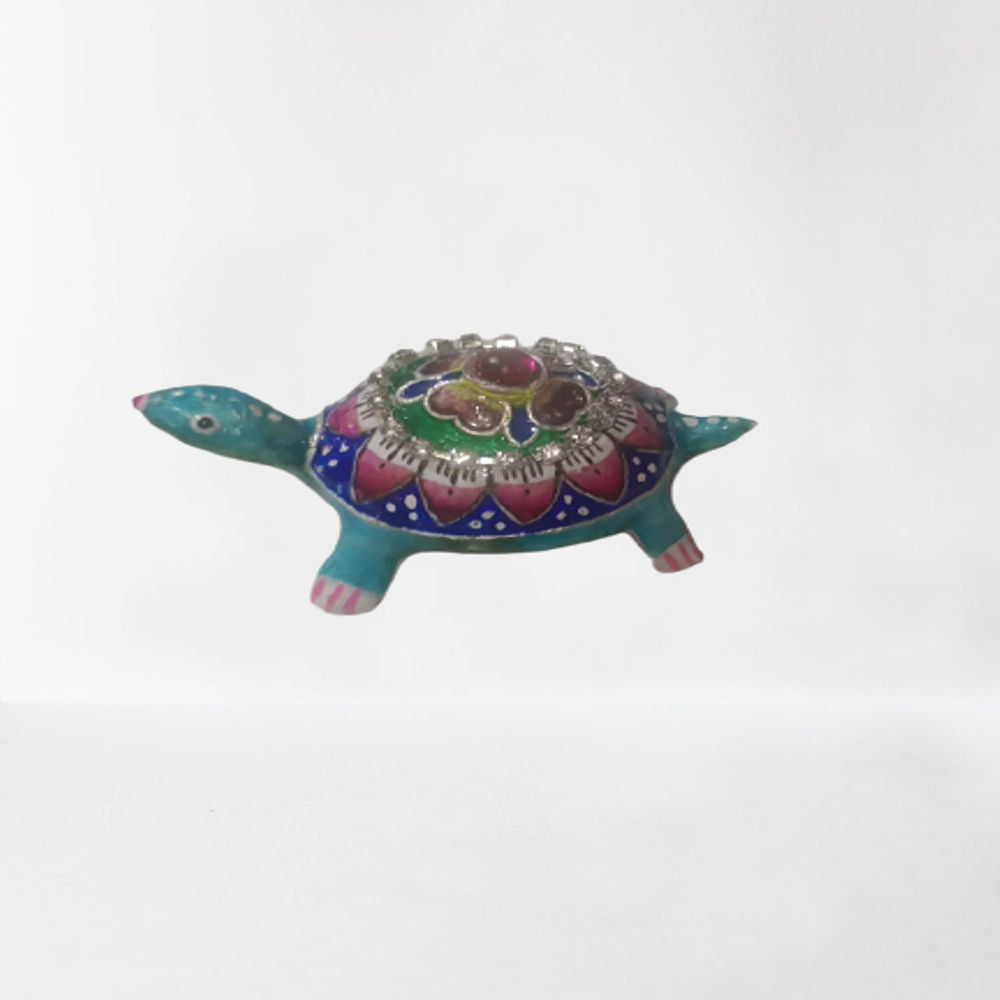 Designer Tortoise Gulabi Meenakari Art
