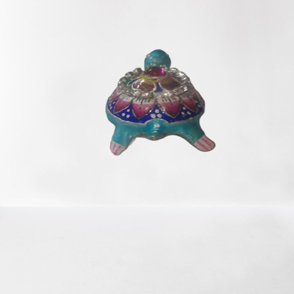 Designer Tortoise Gulabi Meenakari Art