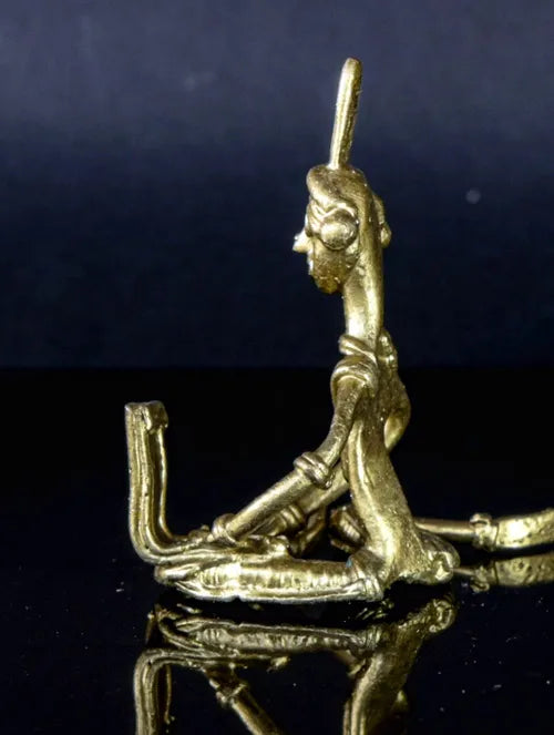 Bengal Dokra Adivasi Boy with Laptop