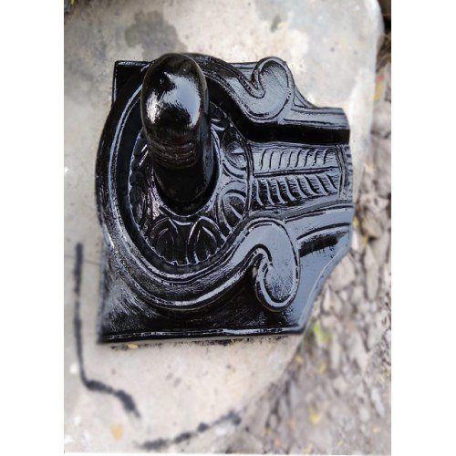 Traditional Artwork of Durgi Stone Carvings Shivling Statue for Home Decor