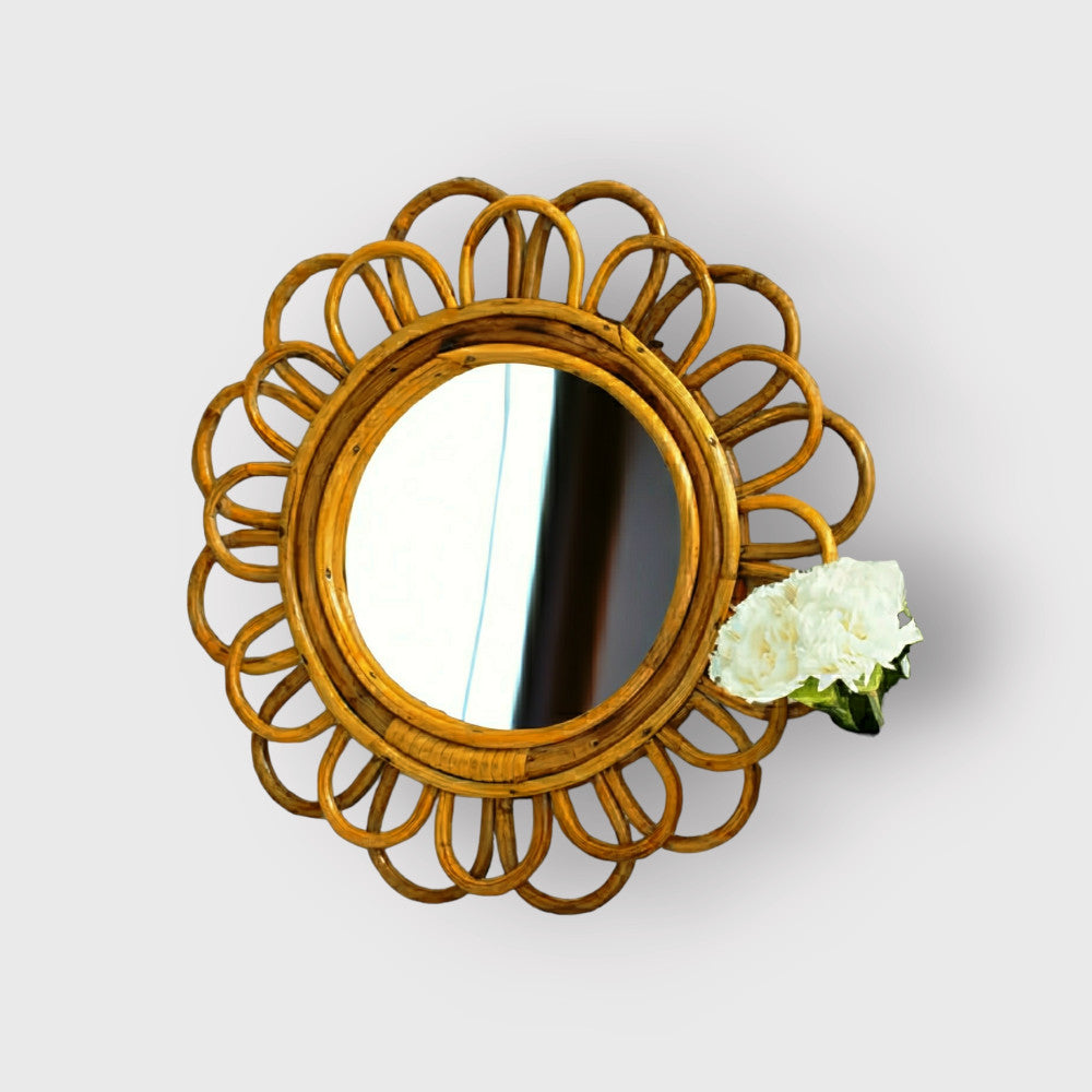 EcoFriendly Bamboo Framed Mirror