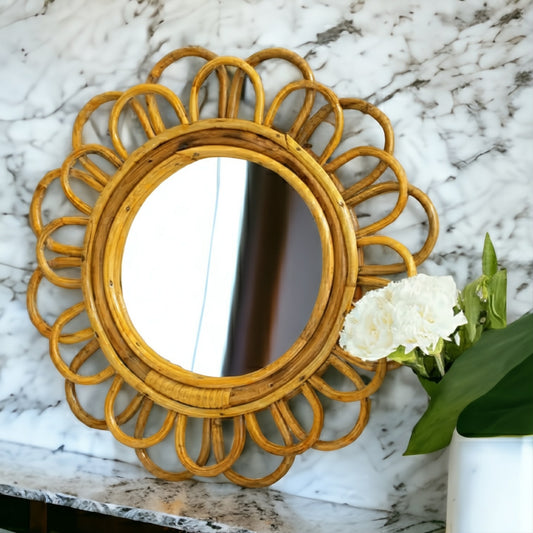 EcoFriendly Bamboo Framed Mirror