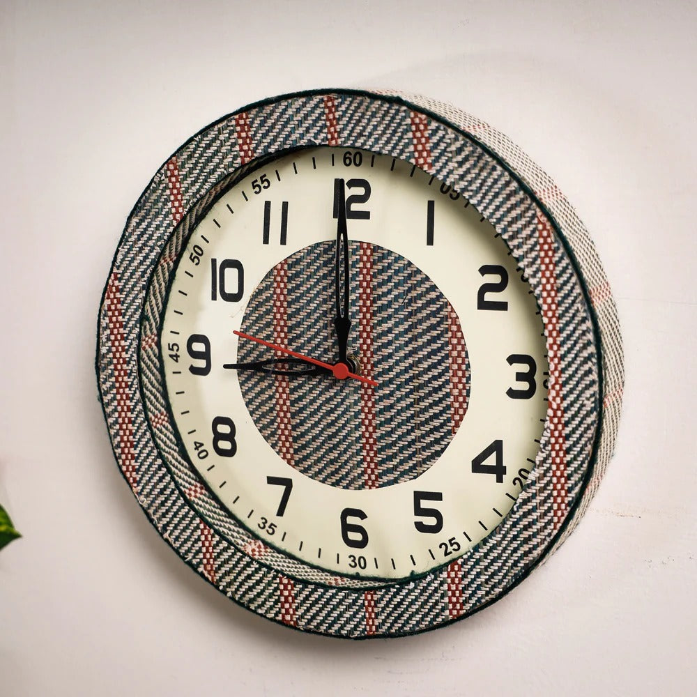 EcoFriendly Madur Kathi Wall Clock Style 11