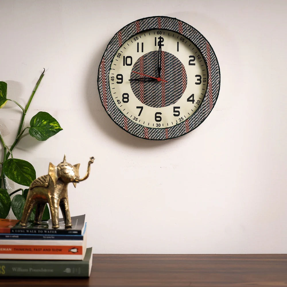 EcoFriendly Madur Kathi Wall Clock Style 11