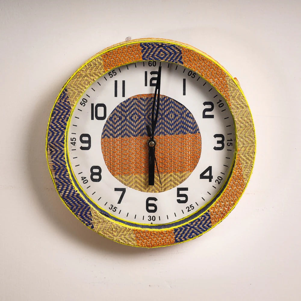 EcoFriendly Madur Kathi Wall Clock Style 13