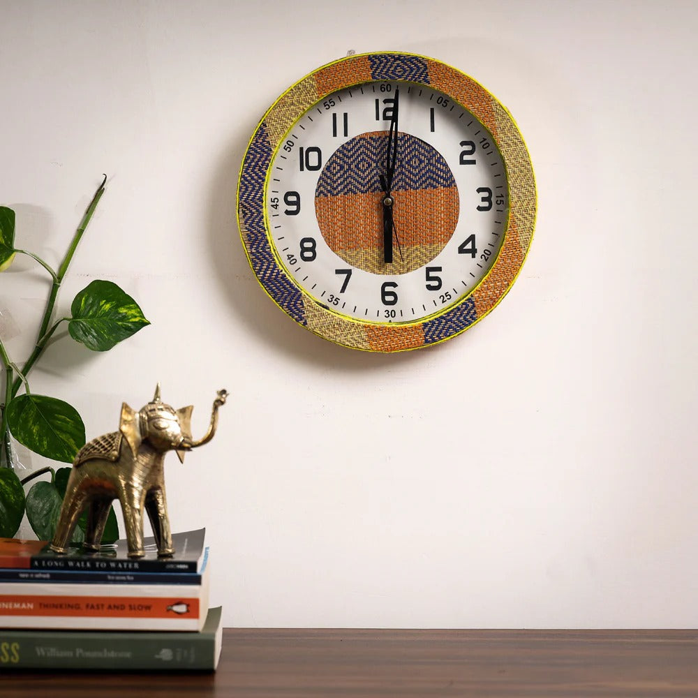 EcoFriendly Madur Kathi Wall Clock Style 13