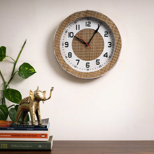 EcoFriendly Madur Kathi Wall Clock Style 2