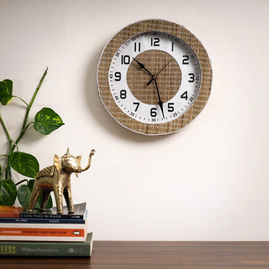 EcoFriendly Madur Kathi Wall Clock Style 7