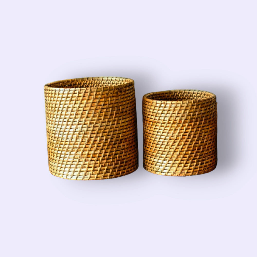 EcoFriendly Storage Cylinder set of 2