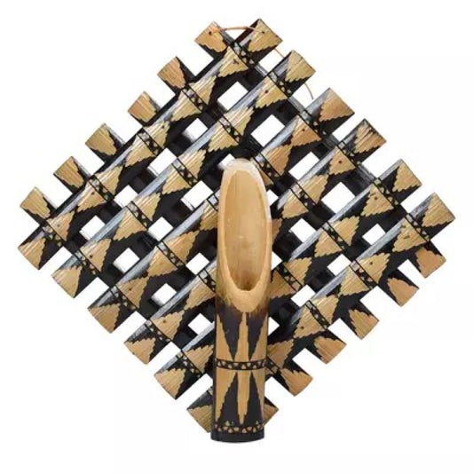 EcoFriendly Wall Hanging Bamboo Flower vases