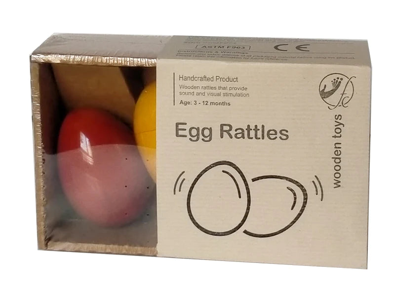 Egg Rattle set of 2