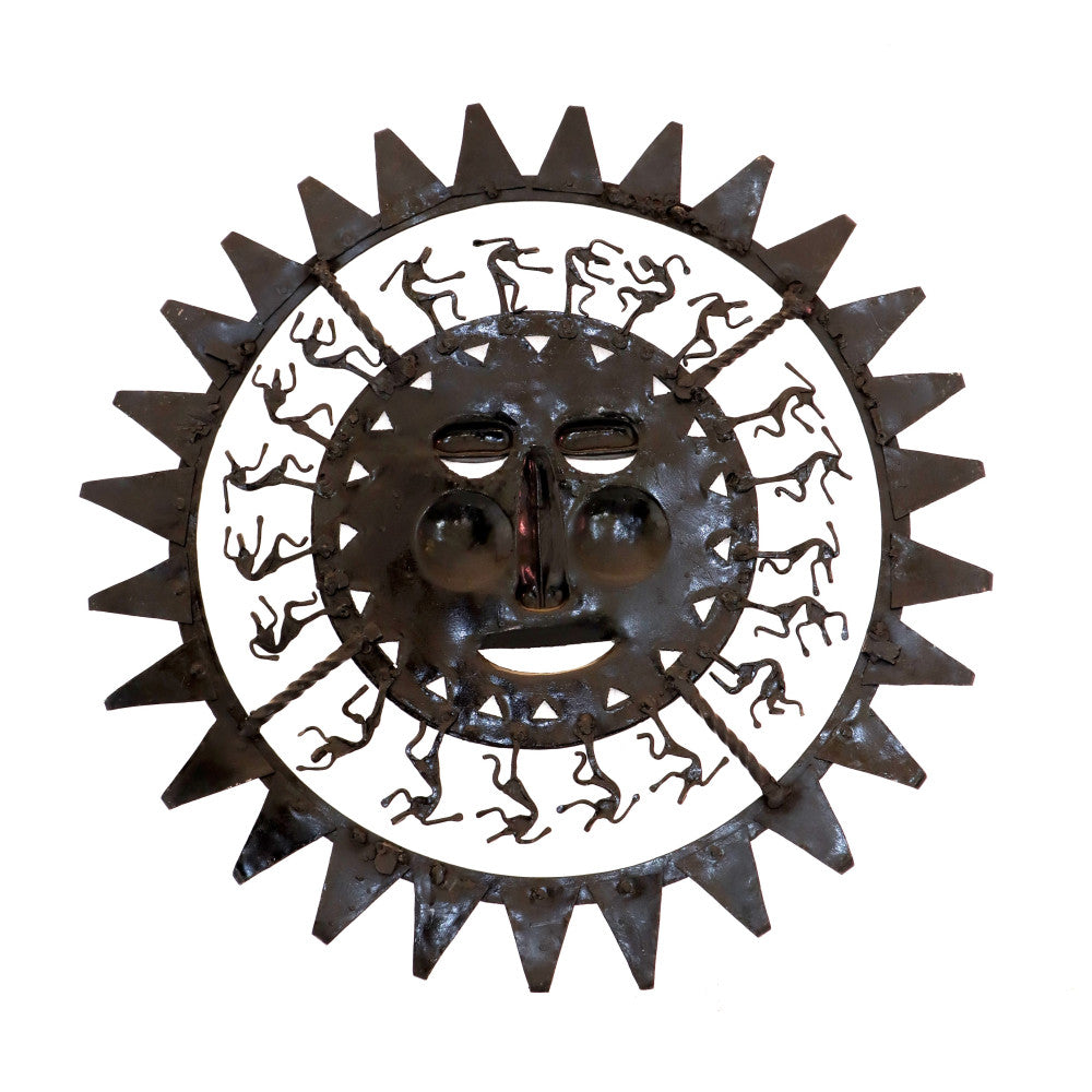 Full sun faced wall hanging