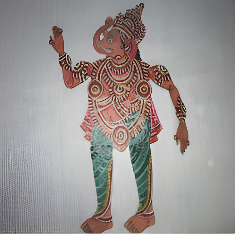 Ganesha Leather Puppet (1.5 ft)