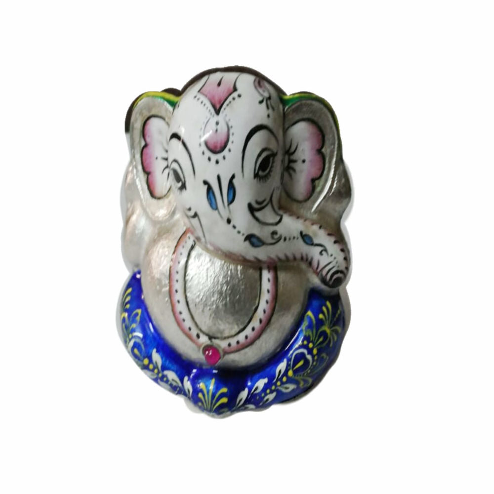 Ganeshji Dhundh Raj Gulabi Meenakari Art