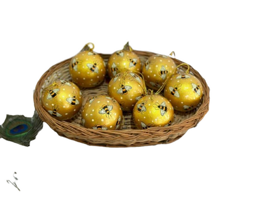 Gold Honeybee Christmas Tree Décor