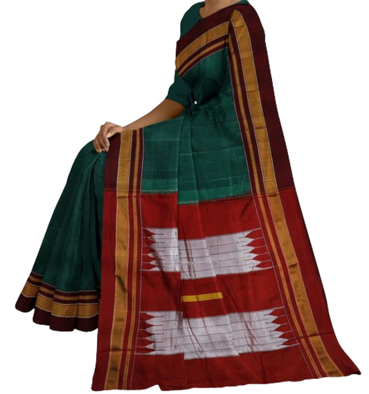 Green Colour Ilkal Saree