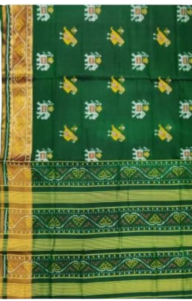 Green Rajkot Patola Saree