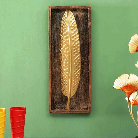 Hale Leaf On MDF Metal Art