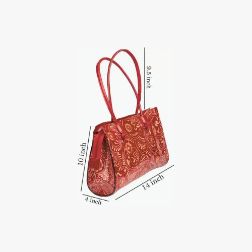 Hand Bag Red Colour