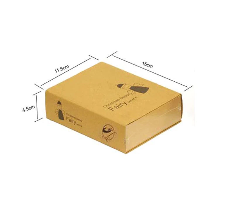 Handcrafted Wooden Christmas Decor Fairy - set of 4