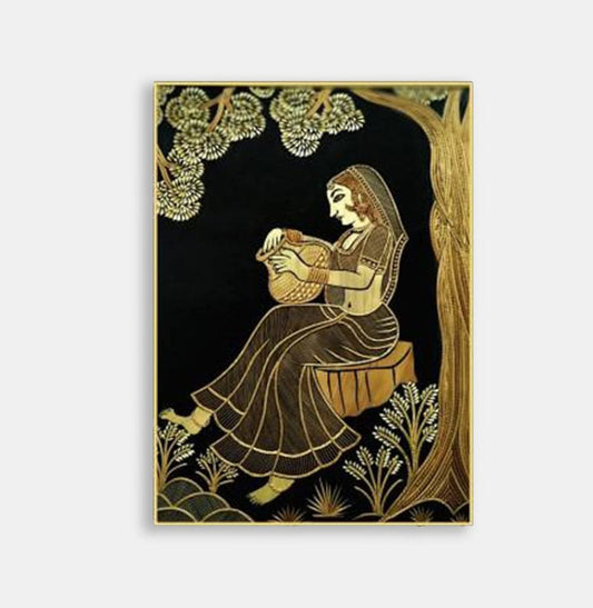 Sikki Grass of Bihar Lady