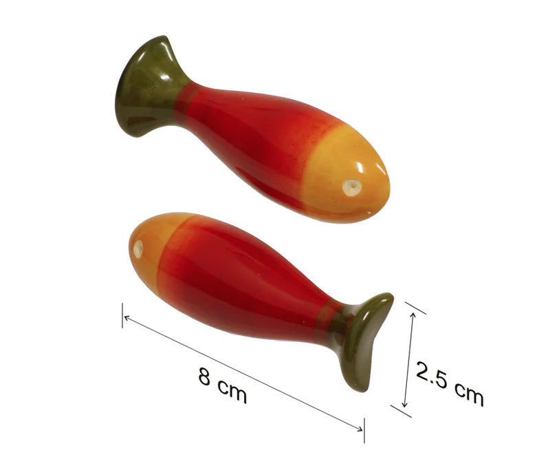 Handmade Fish fridge magnet Set | Refrigerator magnets | Wooden fridge magnet