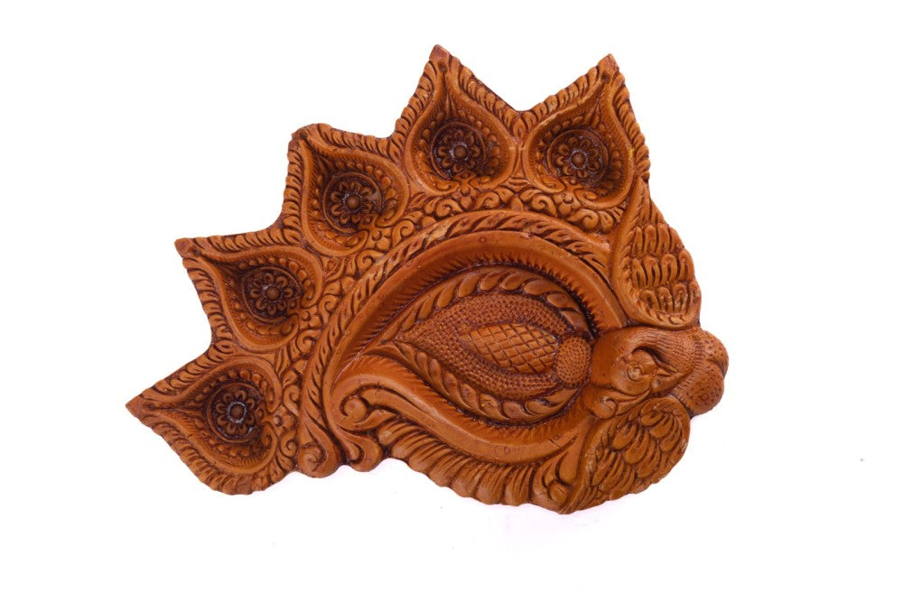 Handmade Terracotta Diwali Navaratri Diya with 5 Diya's (III)
