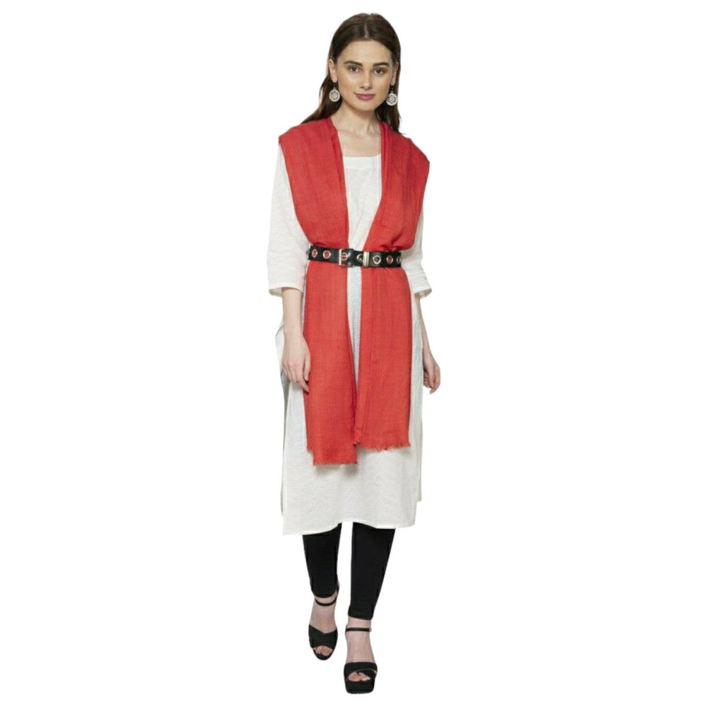 Himalayan Merino wool shawl plain