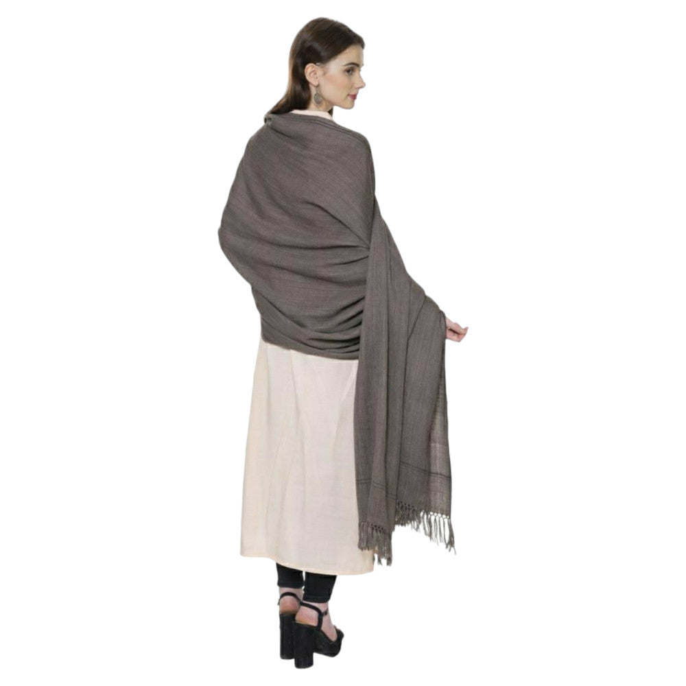 Himalayan Raw woolen full size loi Shawl