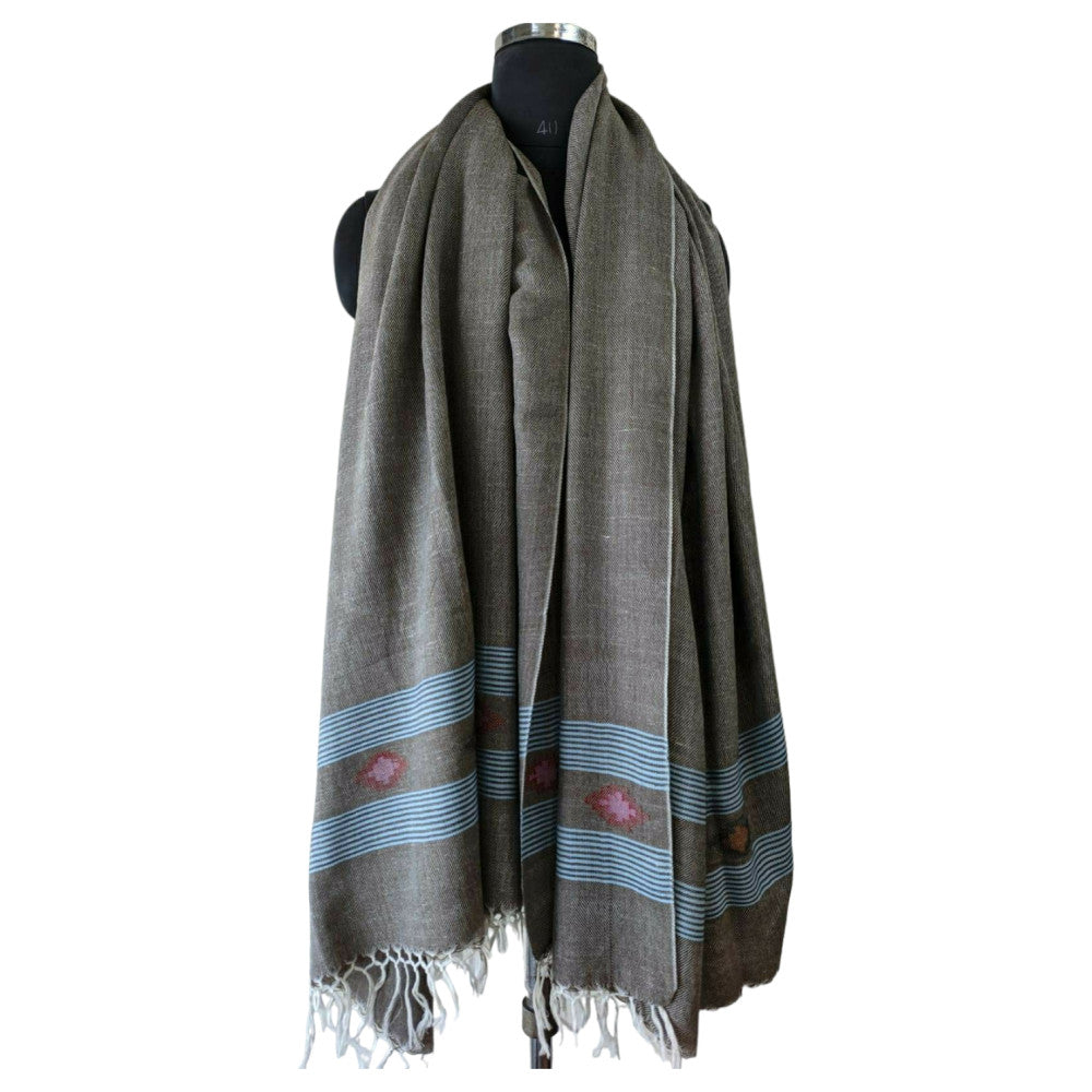 Himalayan shawl in Light Brown Colour
