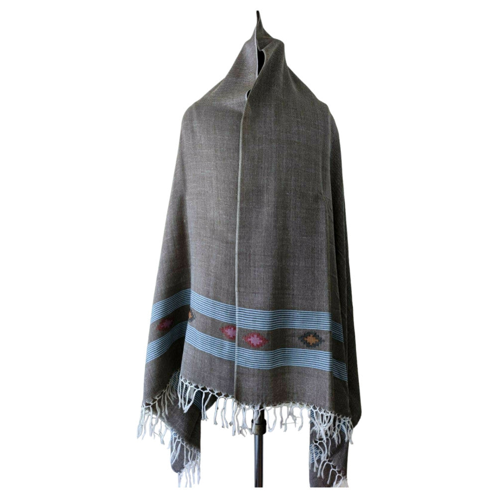Himalayan shawl in Light Brown Colour