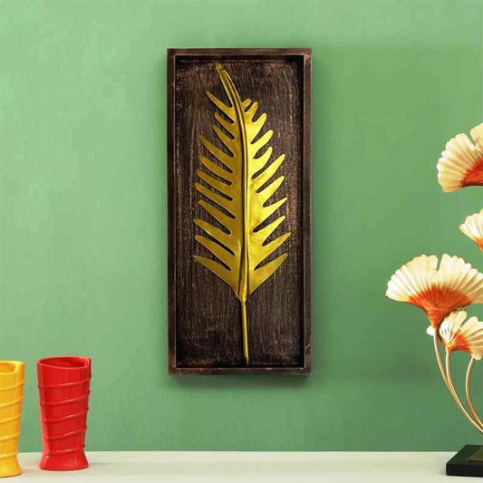 Iron Palm Leaf Wall Décor