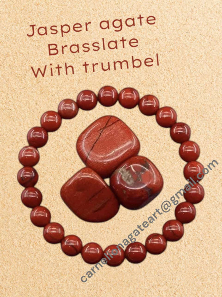 Jasper Agate Bracelet With Tumble