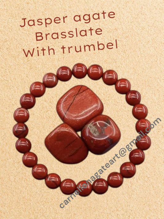 Jasper Agate Bracelet With Tumble
