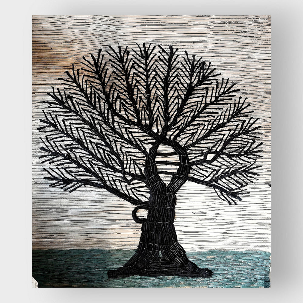 Jute Wall Hanging Tree